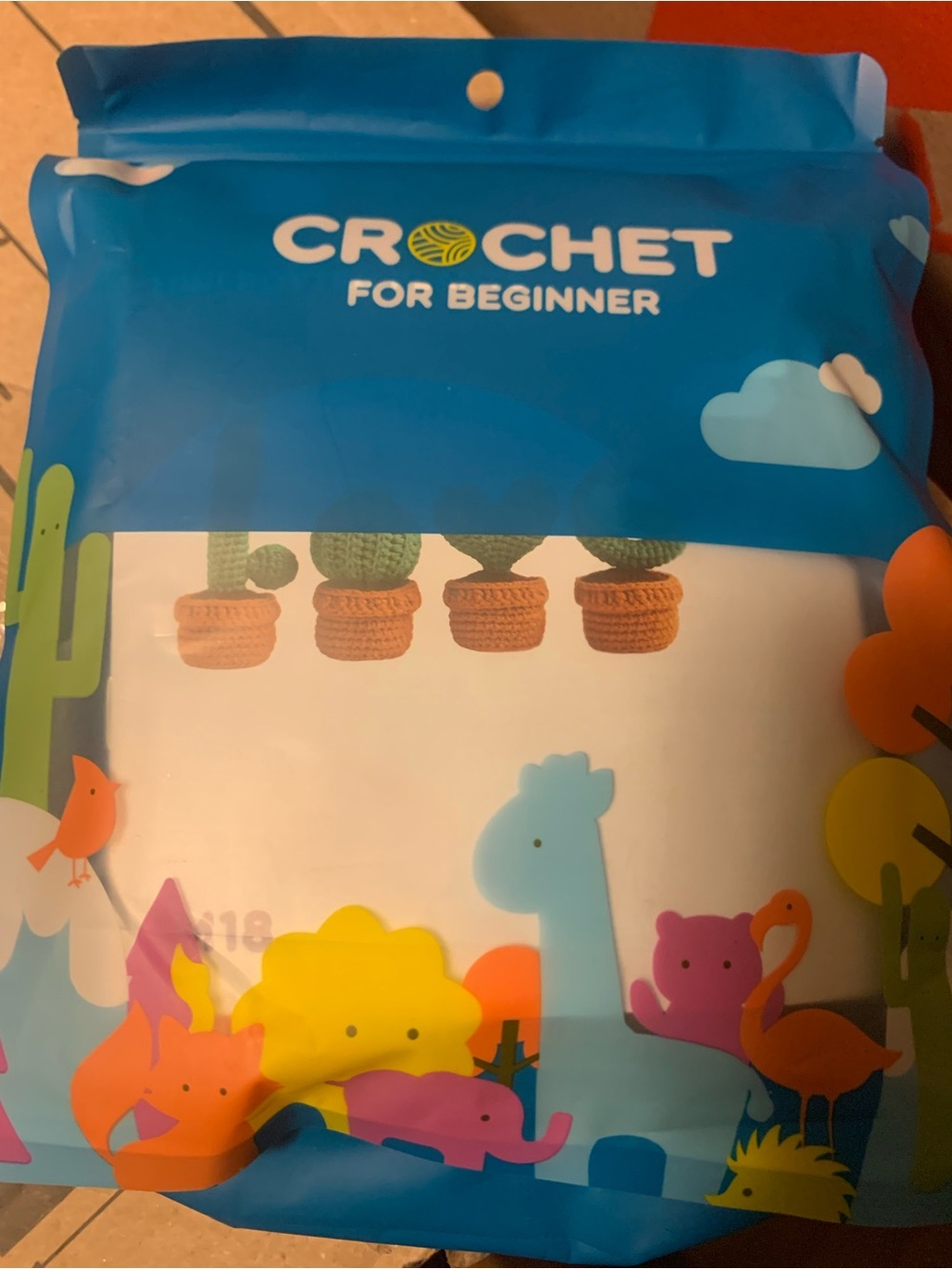 Blue Crochet Kit brand new